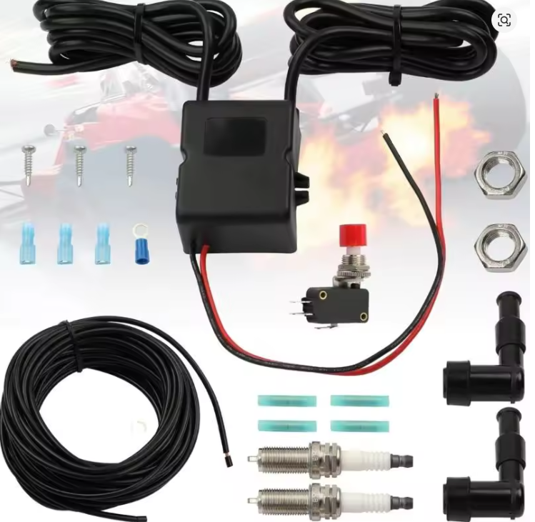 U13C Exhaust Flame Set Double Flamethrower for Car Truck Flame Thrower BFTKAFK-Dual Suit for Motorcycle