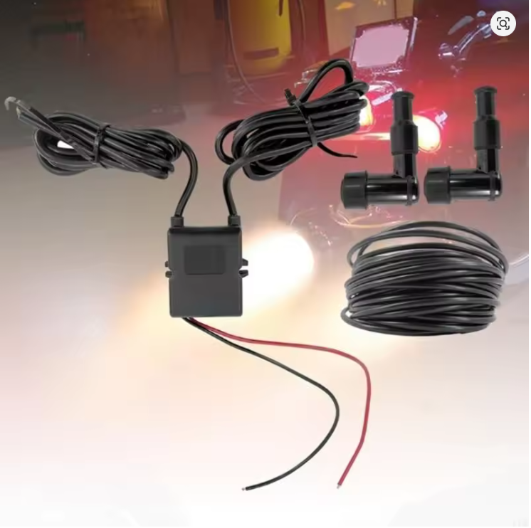 U13C Exhaust Flame Set Double Flamethrower for Car Truck Flame Thrower BFTKAFK-Dual Suit for Motorcycle