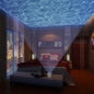Remote Control Ocean Wave Projector LED Night Light