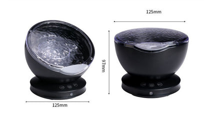 Remote Control Ocean Wave Projector LED Night Light