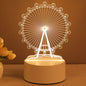 3D Lamp Acrylic USB LED Night Lights Neon Sign Lamp