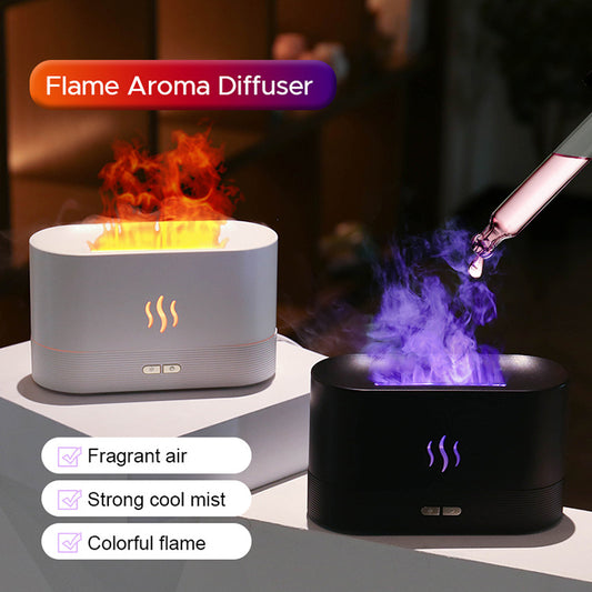 2022 Best Selling USB Ultrasonic Flame Humidifier