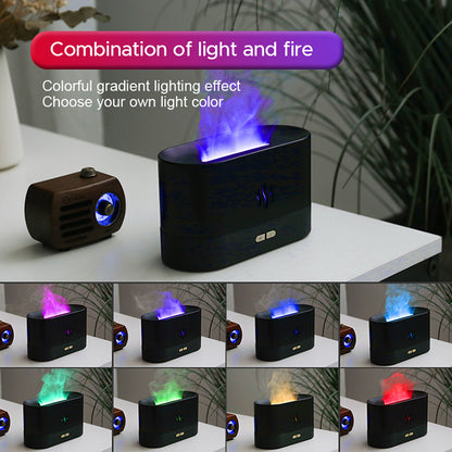 2022 Best Selling USB Ultrasonic Flame Humidifier