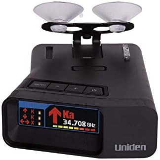Uniden R7 EXTREME LONG RANGE Laser/Radar Detector, Built-in GPS, Real-Time Alerts, Dual-Antennas Front & Rear w/Directional Arrows, Voice Alerts, Red Light and Speed Camera Alerts