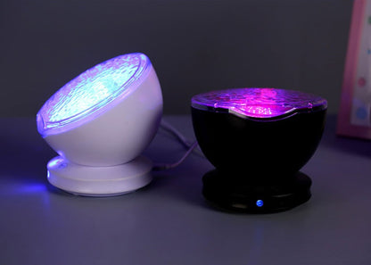 Remote Control Ocean Wave Projector LED Night Light