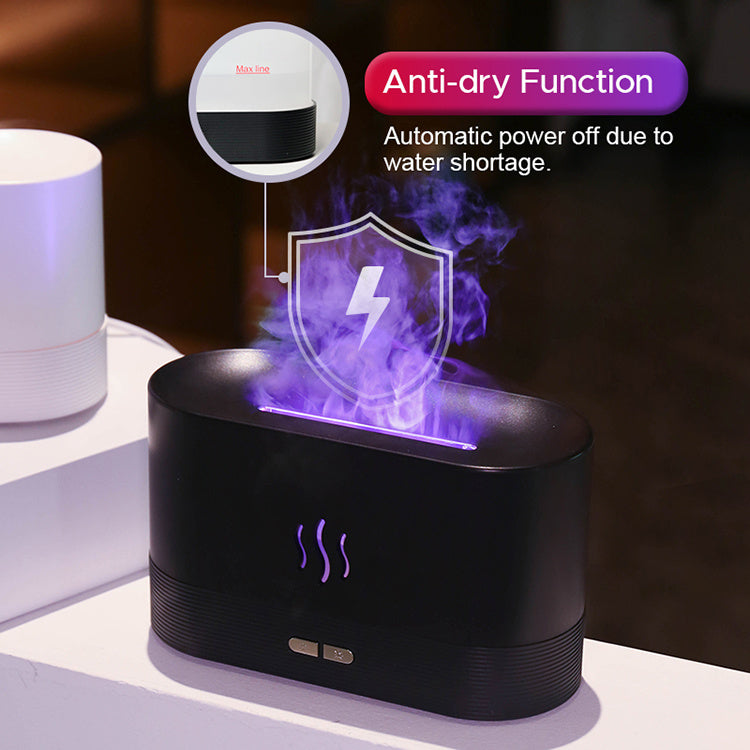 2022 Best Selling USB Ultrasonic Flame Humidifier