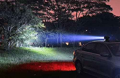 6 Inch 50W LED Search Light With Remote Control - 360 Degrees Rotating 9-32V Magnetic Base Work Light Spot Driving Fog Light for Hunting Camping Offroad & Escapes