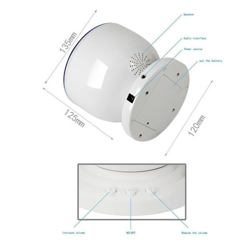 Remote Control Ocean Wave Projector LED Night Light