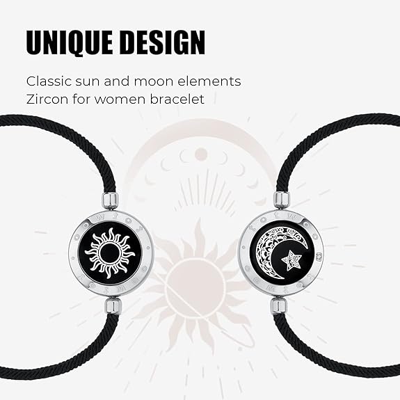 Long Distance Touch Bracelets – Light Up & Vibrate to Share Love Anytime, Anywhere