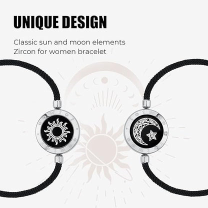 Long Distance Touch Bracelets – Light Up & Vibrate to Share Love Anytime, Anywhere