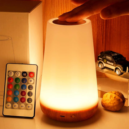 THAUSDAS Touch Night Light – 13 Colors, 5 Brightness Levels, Perfect for Any Room