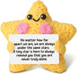 Crochet Yellow Star Doll – Friendship & Comfort Gift for Long Distance.
