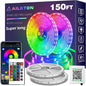 Bluetooth Led Strip Lights, 60ft Music Sync Color Changing.