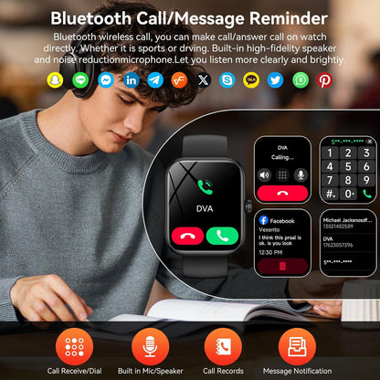 Smart Watch for iPhone & Android – Alexa Built-In