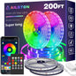 Bluetooth Led Strip Lights, 60ft Music Sync Color Changing.