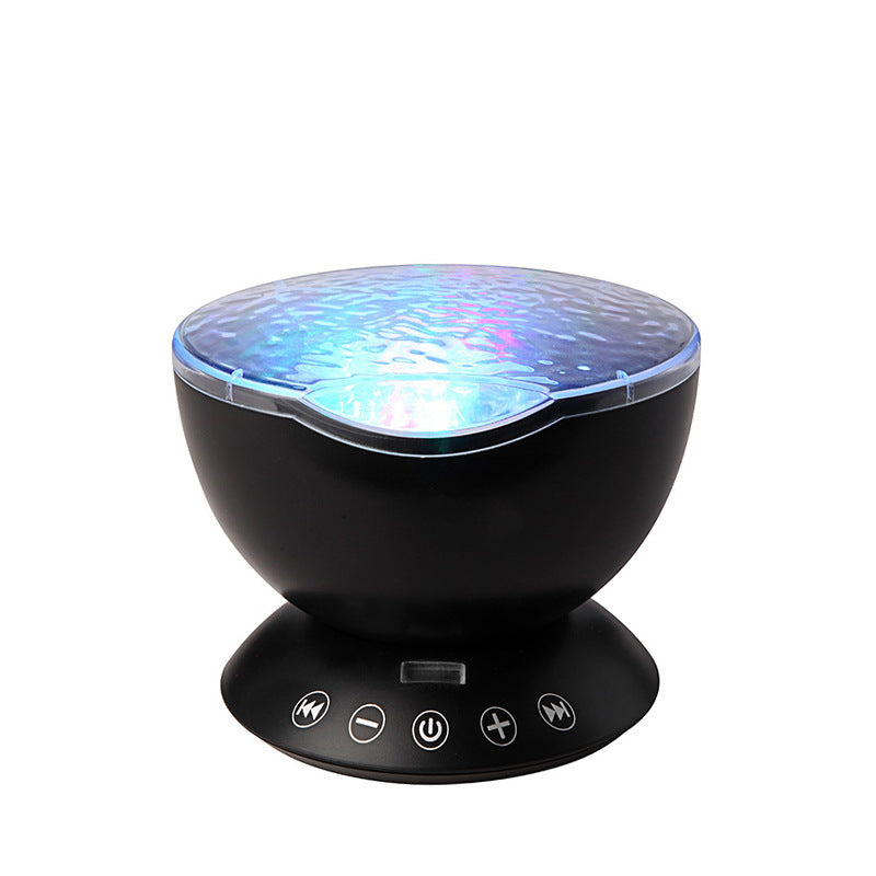 Remote Control Ocean Wave Projector LED Night Light