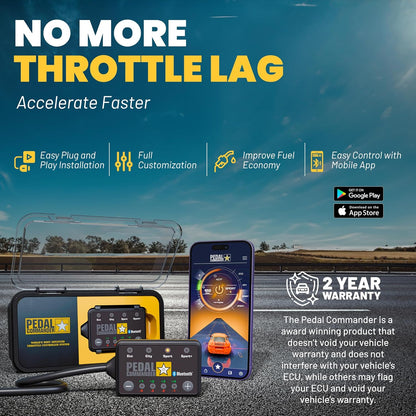 PEDAL COMMANDER for Dodge Charger 2007-2024 - Throttle Response Controller with 4 Driving Modes, 36 Adjustable Levels, Anti-Theft, and App Control - Dodge Charger Performance Accessory