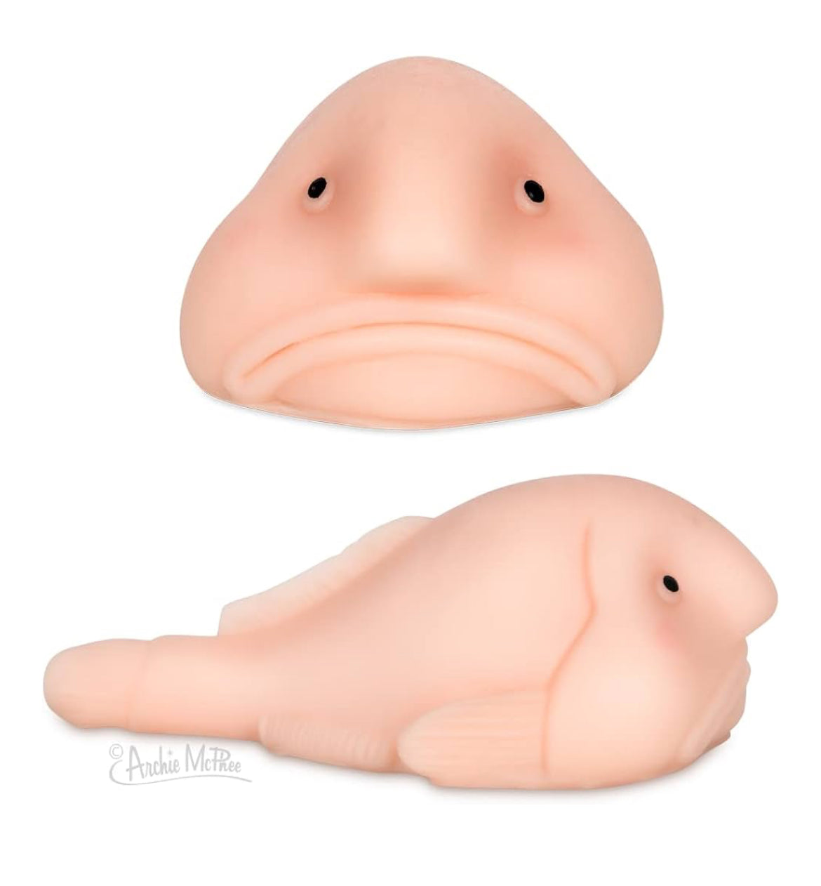 Accoutrements Sunny The Blobfish - Novelty Toy- Squishy Toy