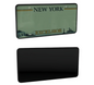 Stealth Blackout License Plate Cover - Remote Control Single Plate Kit