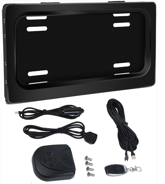 Stealth License Plate Curtain Single Plate