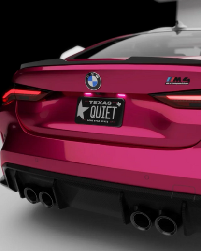 Stealth Blackout License Plate Cover - Remote Control Single Plate Kit